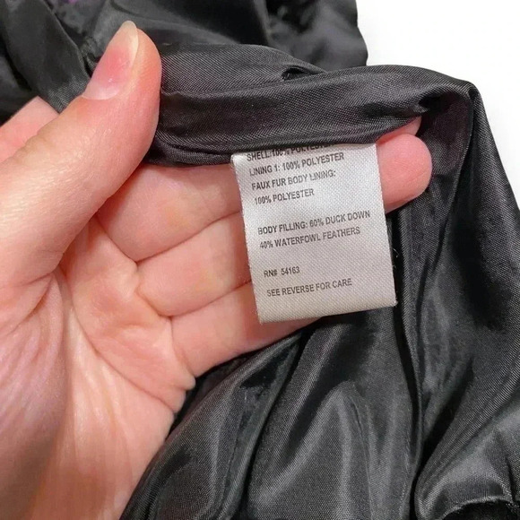 Calvin Klein Down Black Puffer Jacket Coat Size XS - Picture 6 of 6